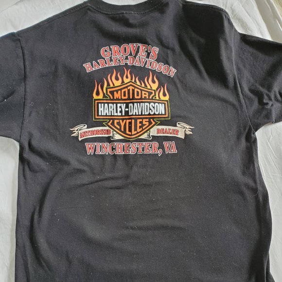 Vintage H D pocket  tee sz L Made in USA - Picture 5 of 5